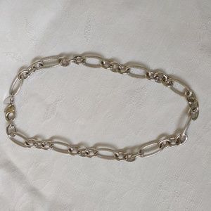 Erwin Pearl Silver Link Necklace